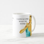 おもしろいヴィンテージのアイディアがない コーヒーマグカップ (正面右)