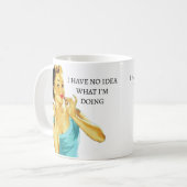 おもしろいヴィンテージのアイディアがない コーヒーマグカップ (正面左)