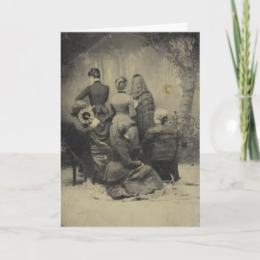 おもしろいヴィンテージのビクトリアンポストカー カード (正面)