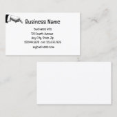 おもしろいヴィンテージアンティークハンドフィンガーポインティング 名刺 (正面/裏面)