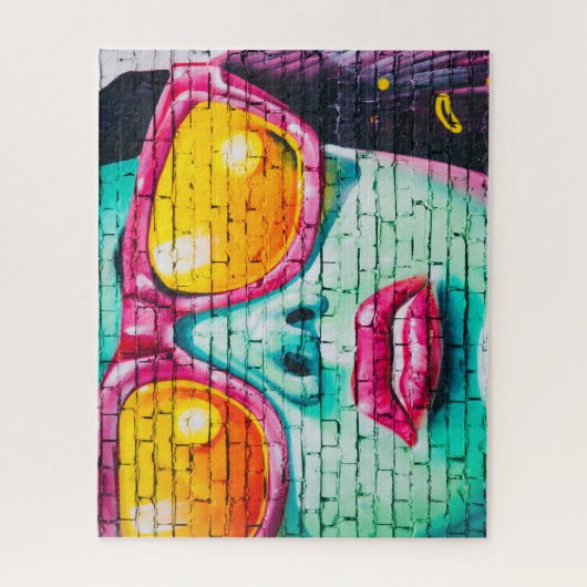 おもしろいヴィンテージアートパズルグラフィティジグソーパズル ジグソーパズル (縦)