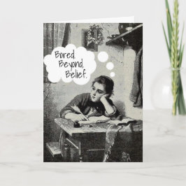 おもしろいヴィンテージイラストレーション恋しく思Iユー カード