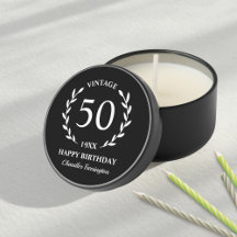 おもしろいヴィンテージカスタムハッピーバースデー文字任意の年