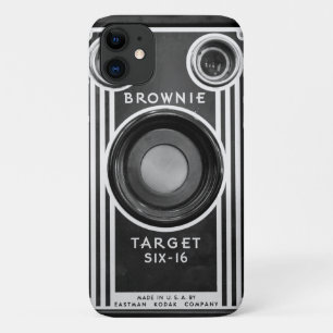 おもしろいヴィンテージカメラ白黒 iPhone 11 ケース