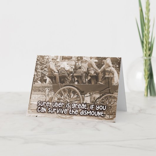 おもしろいヴィンテージカー生き延びドの解除 カード (正面)