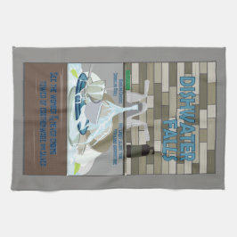 おもしろいヴィンテージキッチン旅行デザイン キッチンタオル