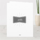 おもしろいヴィンテージキャンパートレーラーハッピーリタイアメントカード サンキューカード (裏面)