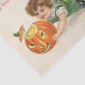 おもしろいヴィンテージジャックO'ランタンハロウィーン幸運 薄葉紙 (詳細)