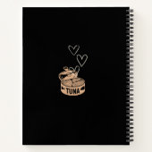 おもしろいヴィンテージスタイル図解入りの、写真付きの猫好き ノートブック (裏面)