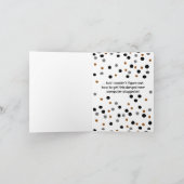 おもしろいヴィンテージタイプライターノートカード カード (内部)