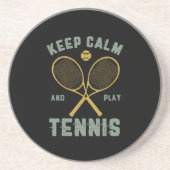 おもしろいヴィンテージテニス引用文保コ遊ルテニス コースター (正面)