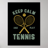 おもしろいヴィンテージテニス引用文保コ遊ルテニス ポスター (正面)