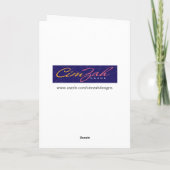 おもしろいヴィンテージドッグナースのGet Well Photo Card カード (裏面)