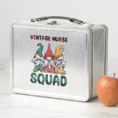 おもしろいヴィンテージナース分隊の看護格言 メタルランチボックス (インサイチュ)
