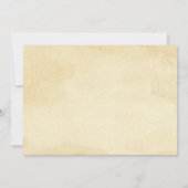 おもしろいヴィンテージハンドアドレス 案内状 (裏面)