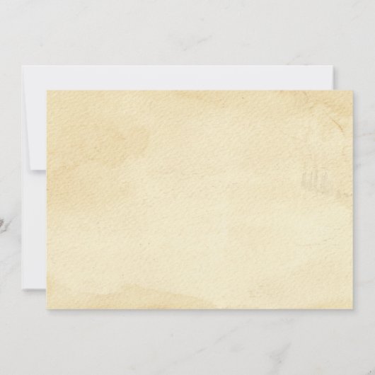 おもしろいヴィンテージハンドアドレス 案内状 (裏面)