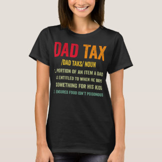 おもしろいヴィンテージパパ税定義アパレル引用文脂肪 Tシャツ