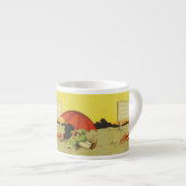 おもしろいヴィンテージビーチ エスプレッソカップ (正面右)