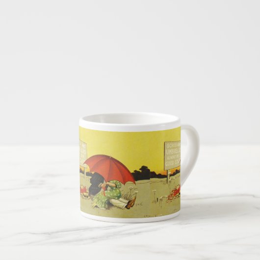 おもしろいヴィンテージビーチ エスプレッソカップ (正面右)