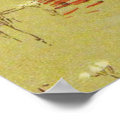 おもしろいヴィンテージビーチ ポスター (角)