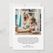 おもしろいヴィンテージフォントフォトクリモダンスマス シーズンカード (裏面)