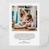 おもしろいヴィンテージフォントフォトクリモダンスマス 箔シーズンカード (裏面)