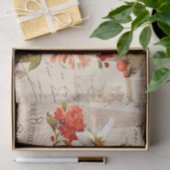 おもしろいヴィンテージフローラ任意の目的パーティー組織 薄葉紙 (ギフト)