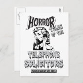おもしろいヴィンテージホラー映画 ポストカード (正面/裏面)