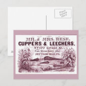 おもしろいヴィンテージメディカルリーチとカップパーズ&リーチャー ポストカード (正面/裏面)