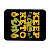 おもしろいヴィンテージ保CalmとKetoオンおもしろい引用文 マグネット (横)