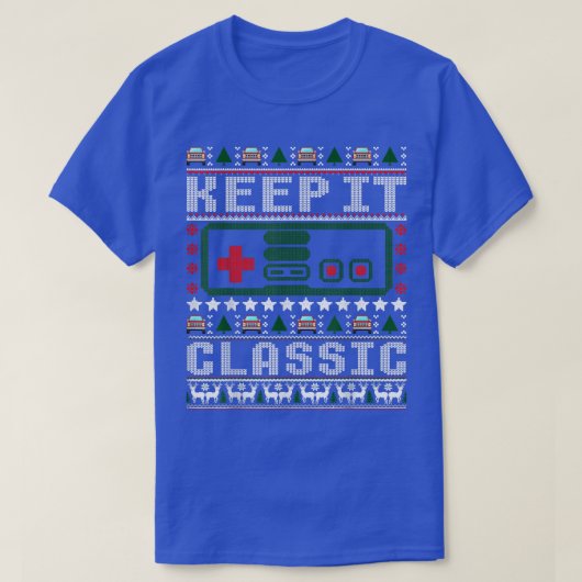 おもしろいヴィンテージ保ITクラシック Gaming Abugy Christma Tシャツ (デザイン正面)