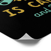 おもしろいヴィンテージ修理整備士ガレージが呼び出し中 ポスター (角)