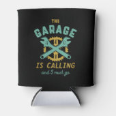 おもしろいヴィンテージ修理整備士ガレージが呼び出し中 缶クーラー (正面)