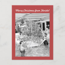 おもしろいヴィンテージ写真フロリダクリスマス
