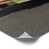 おもしろいヴィンテージ山車 ポスター (角)