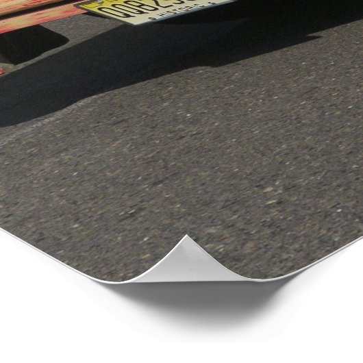 おもしろいヴィンテージ山車 ポスター (角)