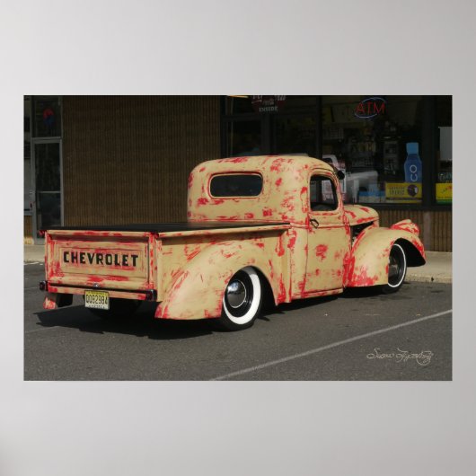 おもしろいヴィンテージ山車 ポスター (正面)