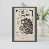 おもしろいヴィンテージ感謝祭トルコの友情 招待状 (スタンド正面)