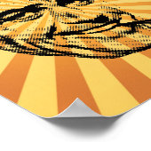 おもしろいヴィンテージ煙管 ポスター (角)