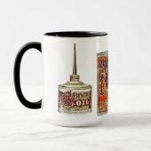 おもしろいヴィンテージ精子油 マグカップ (左)