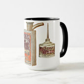 おもしろいヴィンテージ精子油 マグカップ (正面右)