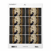 おもしろいヴィンテージ結婚カラス ラベル (フルシート)