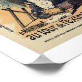 おもしろいヴィンテージ肉広告抽出物 ポスター (角)