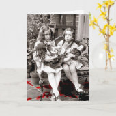 おもしろいヴィンテージ誕生日カード カード (黄色い花)