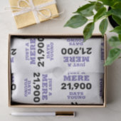 おもしろいヴィンテージ誕生日 薄葉紙 (ギフト)