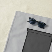 おもしろいヴィンテージ遊ピアノのスケルトン音楽 ビーチタオル (インサイチュ)