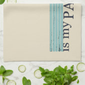 おもしろいヴィンテージ魚釣り愛好家 キッチンタオル (折り畳み)