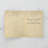 おもしろいヴィンテージ1880sライオンサファリ誕生日カード カード (内部)