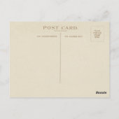 おもしろいヴィンテージ1926復元絵文字マンハッタンマップ ポストカード (裏面)