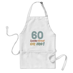 おもしろいヴィンテージ60誕生日 スタンダードエプロン